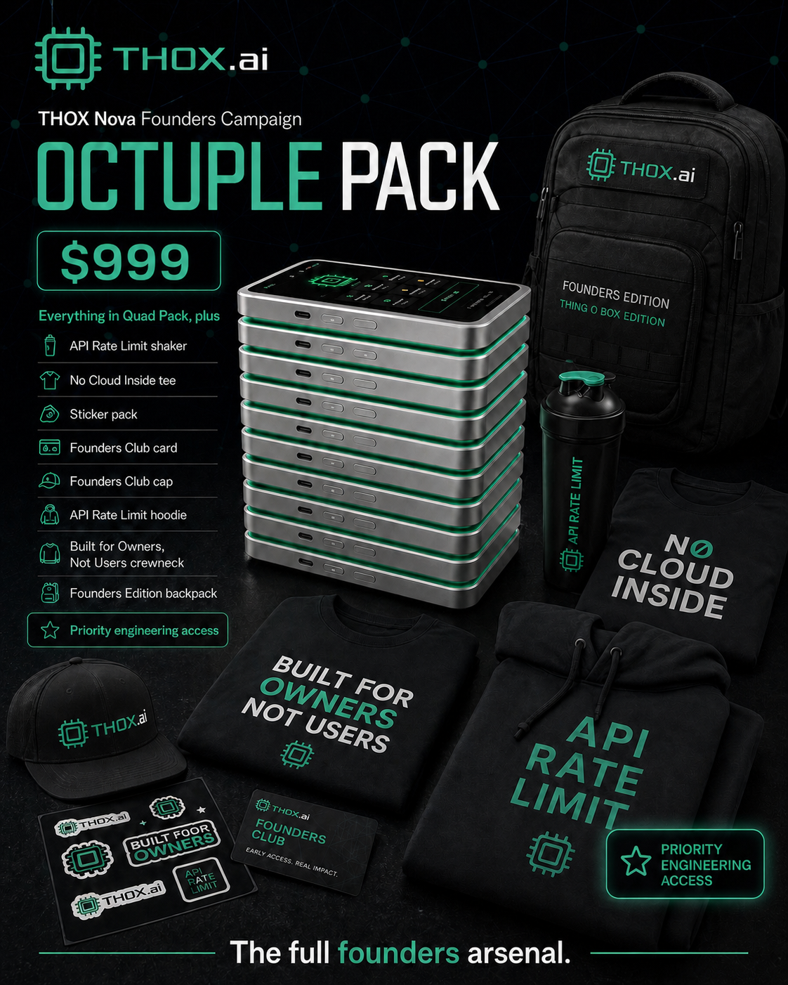 Octuple MagStack