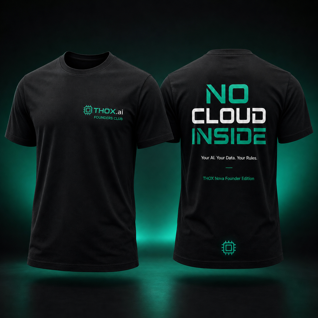 No Cloud Inside tee